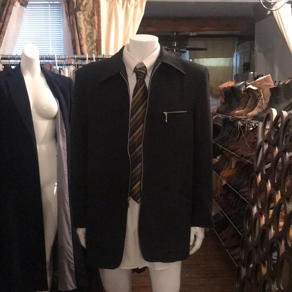 Preloved Maltos black jacket size 40 - Picture 1 of 4